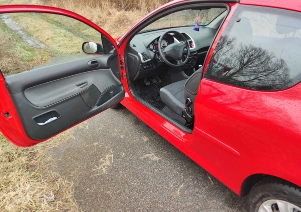 Peugeot 206 plus cena 7500 przebieg: 133000, rok produkcji 2011 z Kwidzyn małe 29